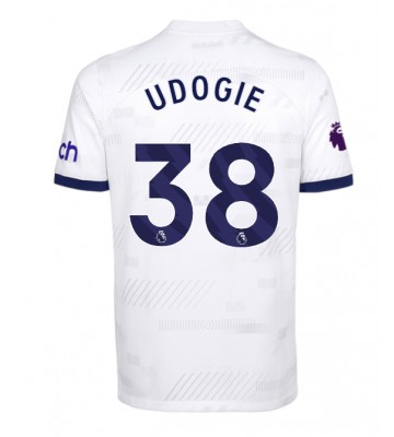Tottenham Hotspur Destiny Udogie #38 Hjemmebanetrøje 2023-24 Kort ærmer